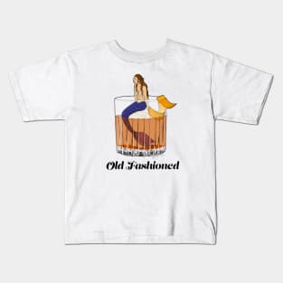 Old Fashioned Mermaid Kids T-Shirt